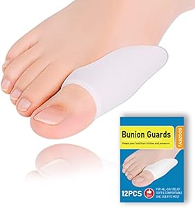 Toe Spacers, (6PCS,XL) Gel (Гель) Toe Separator, Toe Stretcher, Toe Straightener for Bunion Relief, Hammer Toe, Hallux Valgus and Restore Toes to Their Original Shape (Black) TASZOOS