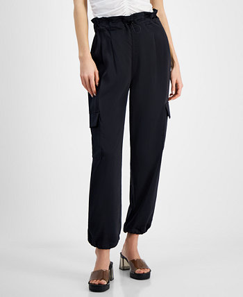 Женские брюки-карго с высокой талией DKNY