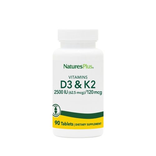 NaturesPlus Витамины D3 и K2 — 90 таблеток NaturesPlus
