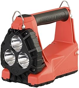 Streamlight 44310 Vulcan 180 Lantern 1200 Lumens with Quick Release Strap, Without Charger, Orange Streamlight