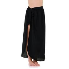 Women's Freshwater Side Slit Pareo Swim Cover-Up Skirt Freshwater