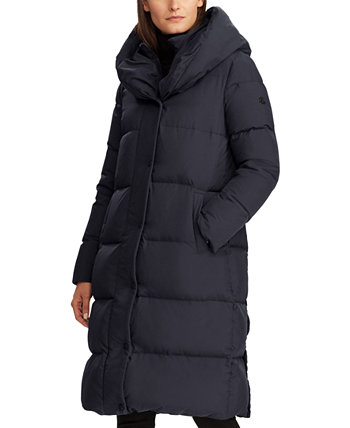 Пуховое пальто с большим воротником LAUREN Ralph Lauren