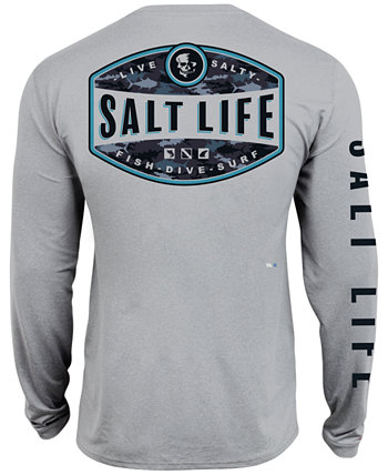 Мужская футболка с длинными рукавами и графическим логотипом Aquatic Life Salt Life