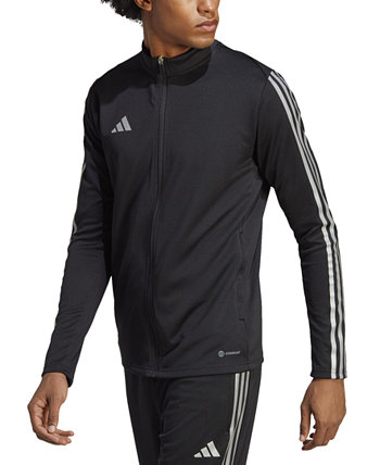 Куртка для тренинга Tiro 23 Slim Fit со светоотражающей молнией и тремя полосками спереди Adidas