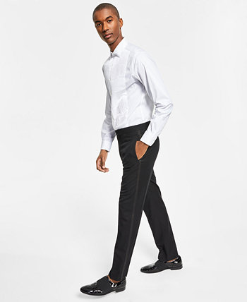 Мужские эластичные черные брюки-смокинг Slim-Fit для Macy's Alfani