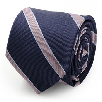 The Travis Tie (navy Pink Stripe Men's Tie) Altr/Ego