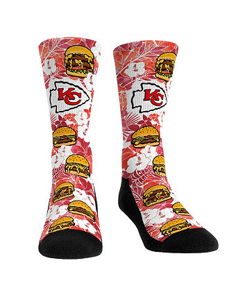 Мужские и женские носки Носки Kansas City Chiefs Chiefsburger Crew Rock 'Em