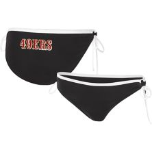 Женские плавки G-III 4Her by Carl Banks Black San Francisco 49ers Perfect Match Bikini Bottom G-III