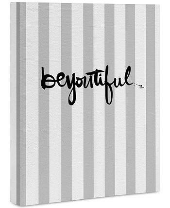 Кал Бартески beYOUtiful stripes Art Canvas 16x20 " Deny Designs