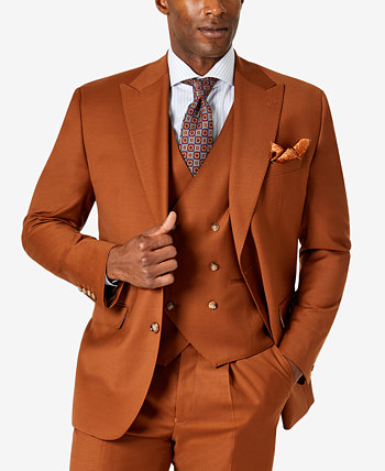 Men's Classic-Fit Wool Blend Suit Jacket Tayion Collection