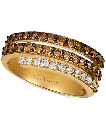 Массивное кольцо Creme Brulee® Diamond Coil (1-1 / 6 карата) из золота 585 пробы Le Vian