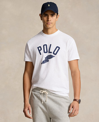 Men's Classic-Fit Graphic Slub Jersey T-Shirt Polo Ralph Lauren