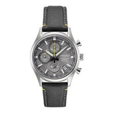 Мужские часы Seiko Essentials из нержавеющей стали с хронографом и серым циферблатом — SSB423 Seiko