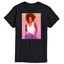 Big & Tall Whitney Houston Photo Tee License