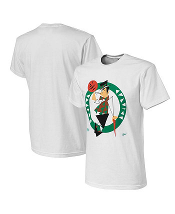 Мужская футболка NBA x Naturel White Boston Celtics No Caller ID NBA Exclusive Collection