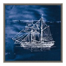 Картина на холсте в раме цвета индиго Amanti Art Sailing Ships Amanti Art