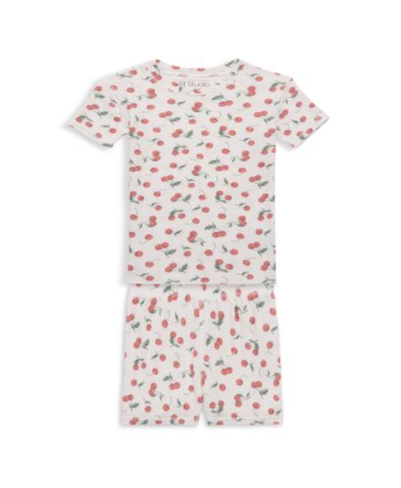 Girl's 2-Piece Pajama T-Shirt &amp; Shorts Set PJ Studio