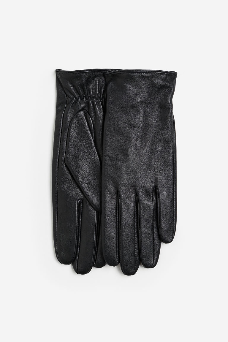 Кожаные перчатки H&M
