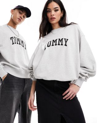 Серая университетская толстовка унисекс Tommy Jeans Tommy Jeans