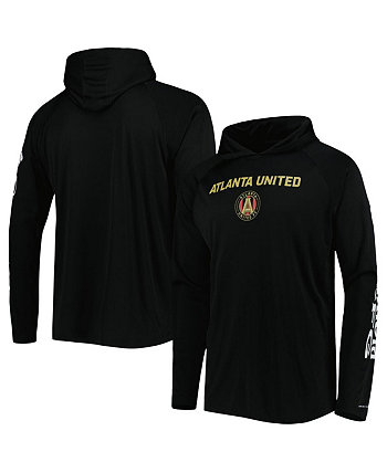 Мужской черный пуловер с капюшоном Atlanta United FC Terminal Tackle Omni-Shade реглан Columbia