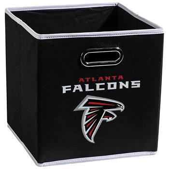 Складной контейнер для хранения Atlanta Falcons, 27 см x 27 см x 28 см, с хромированной ручкой Franklin Sports