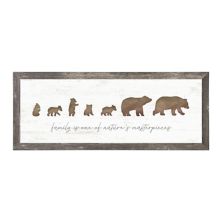 Personal-Prints Bear Family 5 Cubs Framed Wall Art Personal-Prints
