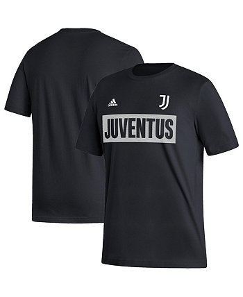 Мужская черная футболка Juventus Culture Bar Adidas