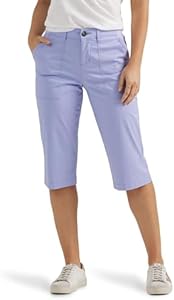 Lee Women's Ultra Lux Comfort with Flex To Go Utility Skimmer Capri Pant Lee