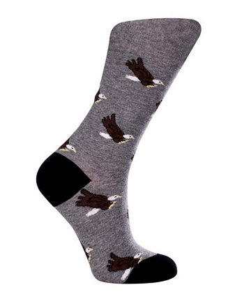 Women's Eagles W-Cotton Dress Socks with Seamless Toe Design, Pack of 1 Love Sock Company