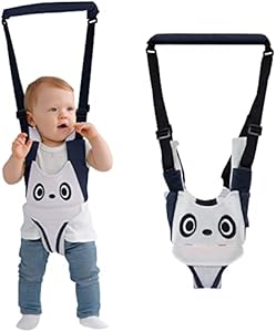 Baby Walking Harness - Handheld Kids Walker Helper - Toddler Infant Walker Harness Assistant Belt - Help Baby Walk - Child Learning Walk Support Assist Trainer Tool - for 7-24 Month Old (Panda) Watolt