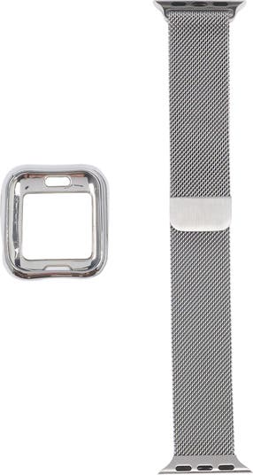 Сетчатый ремешок и бампер из нержавеющей стали для Apple Watch RITECH