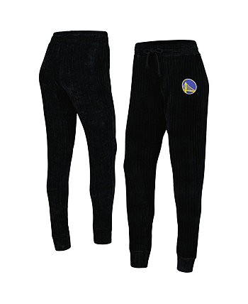 Женские черные брюки с затяжкой Golden State Warriors College Concepts