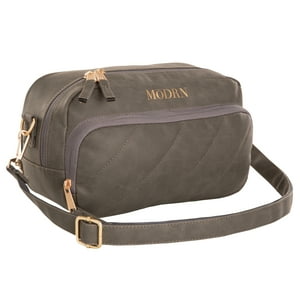 MoDRN Emma Lets Go Crossbody, Unisex, Gray Handbag, 6.89 in, Zipper, Toddler, Polyester MoDRN