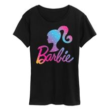 Women's Barbie® Logo Winter Stars Graphic Tee Barbie