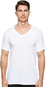 Hanes Men's Comfortsoft Tagless V-Neck Undershirt Hanes