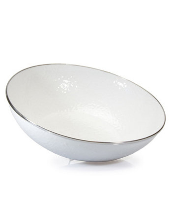 Коллекция Solid White Enamelware Сервировочная тарелка на 5 литров Golden Rabbit