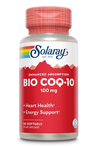 Solaray Bio CoQ-10 -- 100 мг -- 60 мягких таблеток Solaray