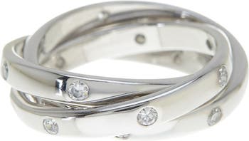 Серебряное кольцо Etoile в тройном рулоне Sterling Forever