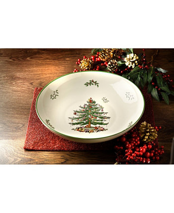 Рождественская елка 12-дюймовая сервировочная тарелка для макарон Spode