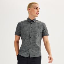 Men's FLX Performance Untucked-Fit Button Down Shirt FLX