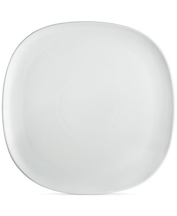Мягкая квадратная салатная тарелка Whiteware, созданная для Macy's The Cellar
