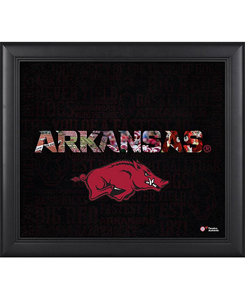 Коллаж «Наследие команды Арканзас Рэзорбэкс» в рамке размером 15 x 17 дюймов Fanatics Authentic