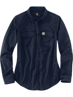 Рубашка из огнестойкого прочного твила из гибкого твила Carhartt