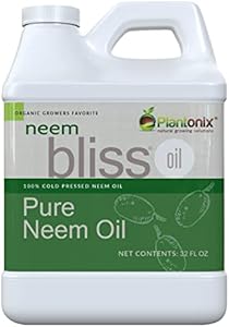 Neem Bliss (8 Fl Oz) - Pure Neem Oil Concentrate - 100% Cold Pressed Neem Oil - All-Natural Neem Oil Concentrate - Pure Neem Oil Extract - Unrefined Neem Oil for Hair - Neem Seed Oil Concentrate Plantonix