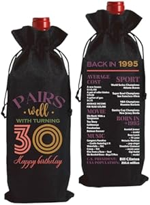 Funny 21st Birthday Gifts for Her Him Birthday Gifts for 21 Year Old Women Men Wine Bag Happy Anniversary 21st Birthday Party Supplies Decorations for Her Him Son Friends Wine Bags FBCCZEY