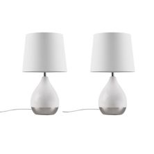 510 Design Liora 2-Tone Ceramic Table Lamp Set of 2 510 Design
