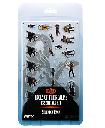 Dungeons and Dragons Idols of the Realms Essentials 2 Dimension Miniatures Sidekick Набор из 27 предметов WizKids Games