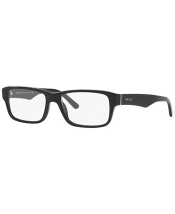 PR 16MV Men's Rectangle Eyeglasses Prada