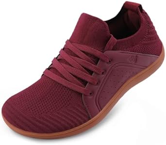 Женские Кроссовки для бега LeIsfIt Wide Toe Barefoot Shoes Minimalist Zero Drop Shoes Breathable Fashion Sneakers LeIsfIt