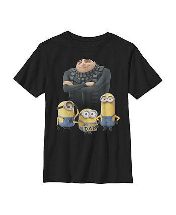 Boy's Despicable Me Father's Day 1 Dad Child T-Shirt NBC Universal